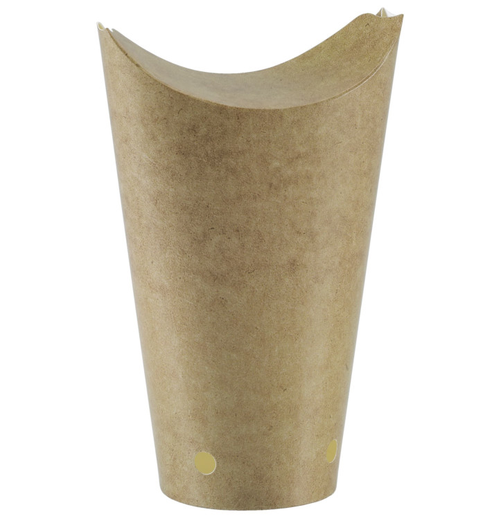 Papieren take-out doos kraft gesloten 480ml (1000 stuks) Papieren take-out doos kraft gesloten 480ml (1000 stuks)