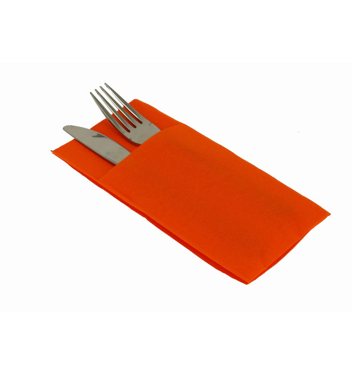 Zakvouw papieren servet oranje 40x40cm (960 stuks) Zakvouw papieren servet oranje 40x40cm (960 stuks)