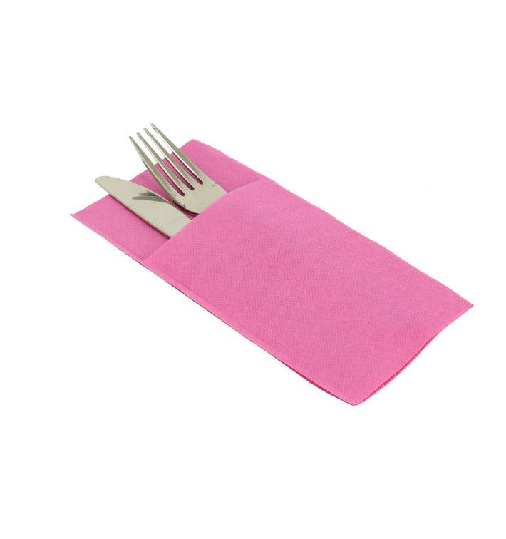 Zakvouw papieren servet fuchsia 40x40cm (960 stuks) Zakvouw papieren servet fuchsia 40x40cm (960 stuks)