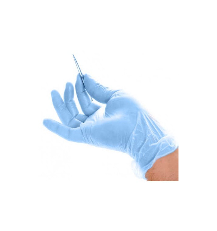 Vinenl handschoenenen blauw maat M (1000 stuks) Vinenl handschoenenen blauw maat M (1000 stuks)