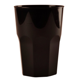 Plastic beker voor Cocktail PP zwart Ø8,4cm 350ml (420 stuks)