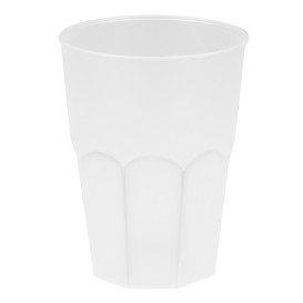 Plastic PP beker "Frost" wit 350ml (420 stuks)