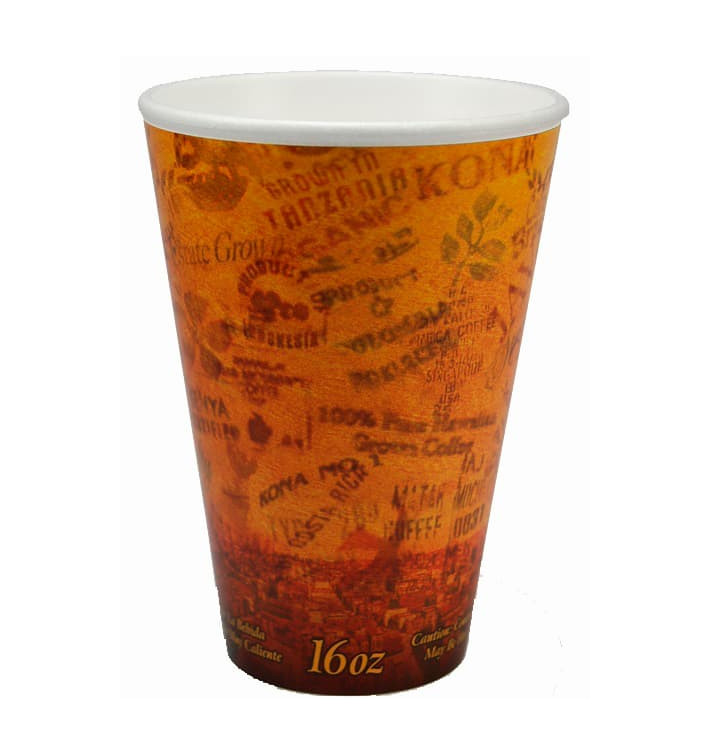 Schuim beker Fusion "Escape" 16Oz/473ml Ø9,4cm (25 stuks) Schuim beker Fusion "Escape" 16Oz/473ml Ø9,4cm (25 stuks)