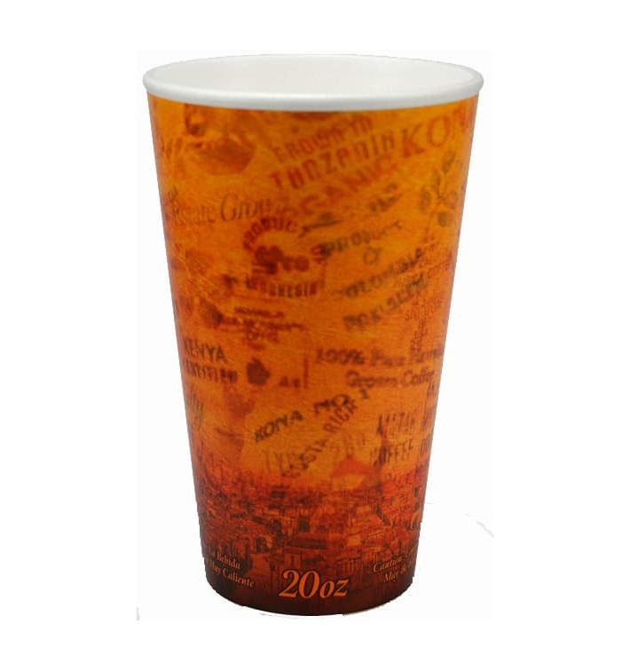 Schuim beker Fusion "Escape" 20Oz/591ml Ø9,4cm (20 stuks) Schuim beker Fusion "Escape" 20Oz/591ml Ø9,4cm (20 stuks)