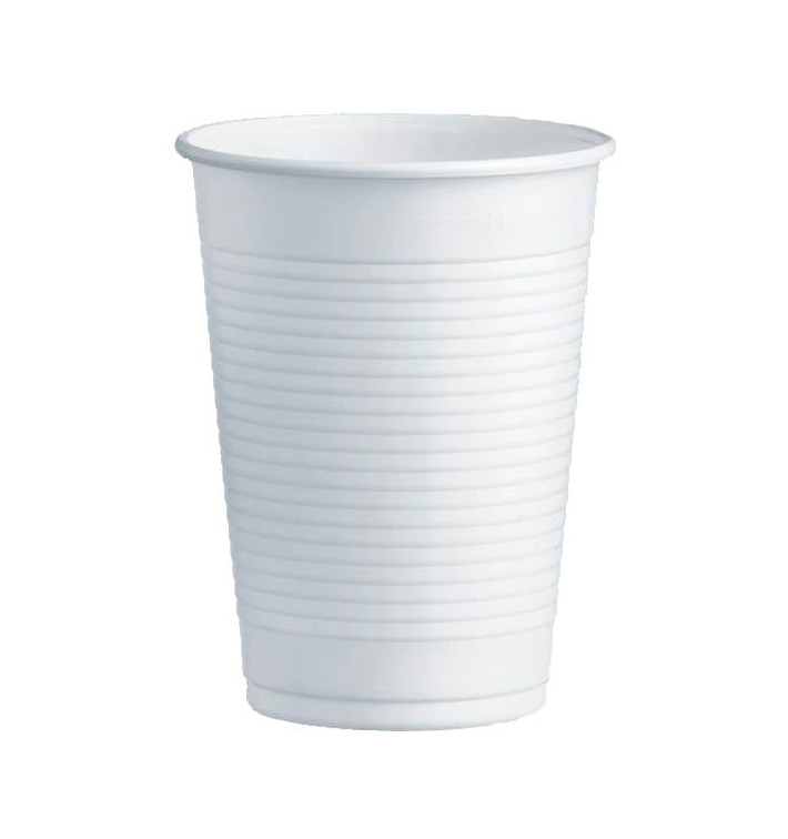 Plastic PS beker wit 230ml Ø7,0cm (3000 stuks) Plastic PS beker wit 230ml Ø7,0cm (3000 stuks)