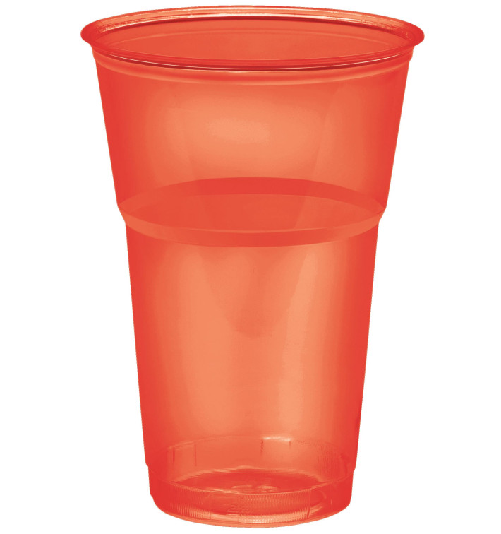 Plastic PS beker Kristal "Diamant" rood 250ml Ø7,2cm (10 stuks) Plastic PS beker Kristal "Diamant" rood 250ml Ø7,2cm (10 stuks)
