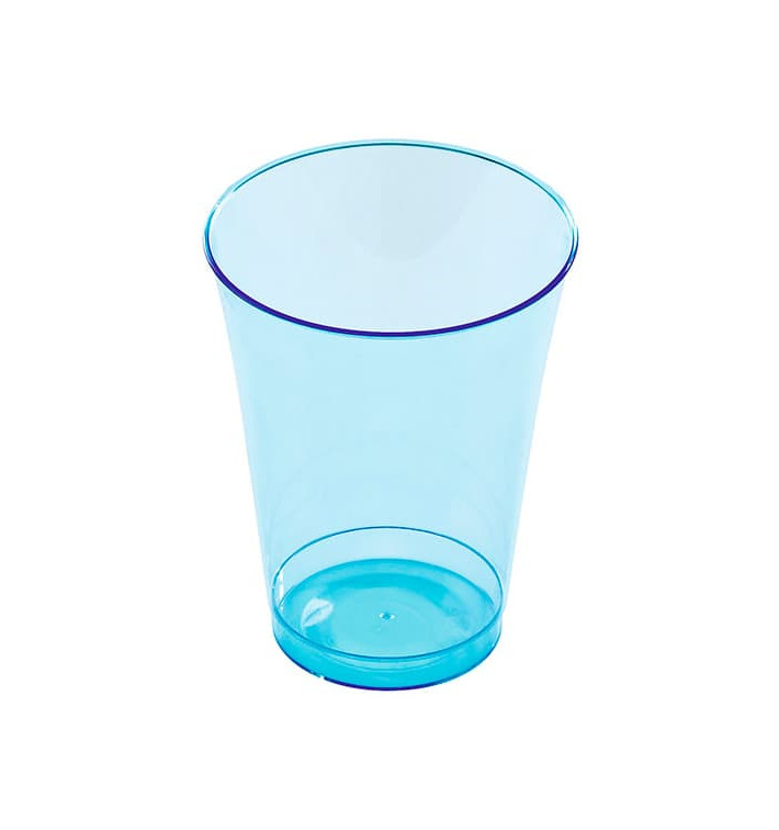 Plastic PS beker Geïnjecteerde glascider turkoois 230 ml (150 stuks) Plastic PS beker Geïnjecteerde glascider turkoois 230 ml (150 stuks)