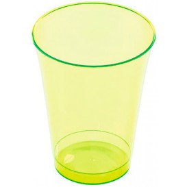 Plastic PS beker Geïnjecteerde glascider groen 230 ml (10 stuks) 