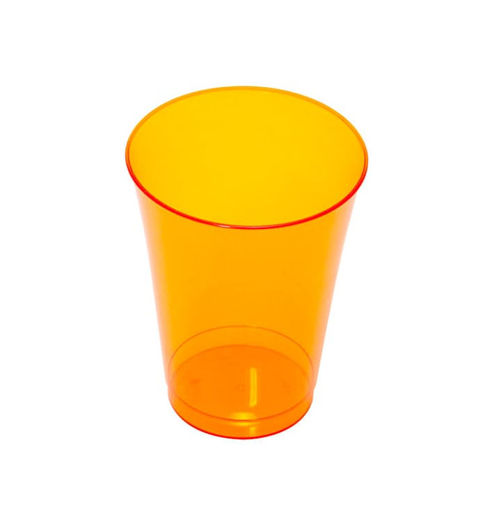 Plastic PS beker Geïnjecteerde glascider oranje 230 ml (10 stuks) Plastic PS beker Geïnjecteerde glascider oranje 230 ml (10 stuks)