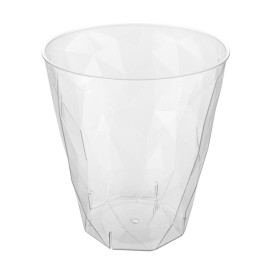 Plastic PS beker "Ice" transparant Kristal 340 ml (420 stuks)