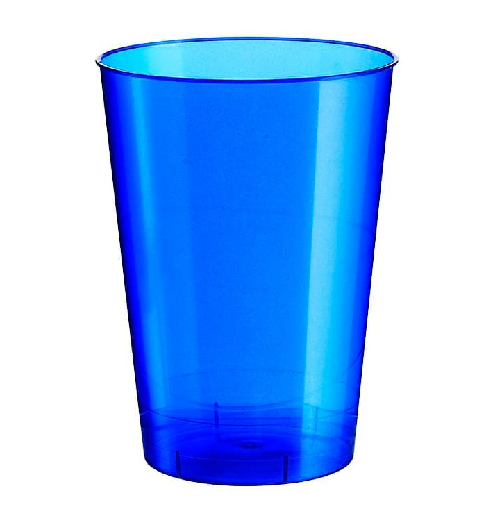 Plastic PS beker "Moon" blauw parel 230ml (50 stuks) Plastic PS beker "Moon" blauw parel 230ml (50 stuks)