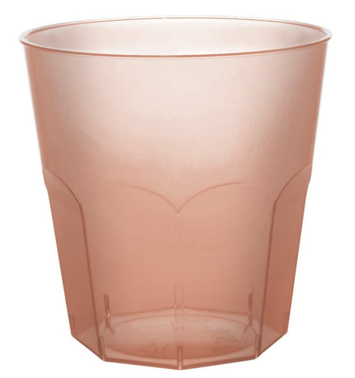 Plastic PS beker bruin transparant Ø7,3cm 220ml (50 stuks) Plastic PS beker bruin transparant Ø7,3cm 220ml (50 stuks)