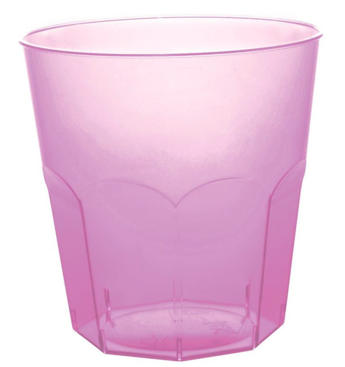 Plastic PS beker lila transparant Ø7,3cm 220ml (1000 stuks) Plastic PS beker lila transparant Ø7,3cm 220ml (1000 stuks)