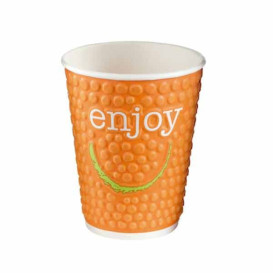 Papieren beker "Enjoen" 12 Oz/360ml Ø9,0cm (680 stuks)