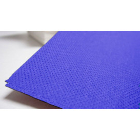 Papieren servet dubbel punt blauw 40x40cm (1.200 stuks)