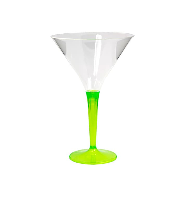 Plastic stamglas Cocktail groen 100 ml (6 stuks) Plastic stamglas Cocktail groen 100 ml (6 stuks)