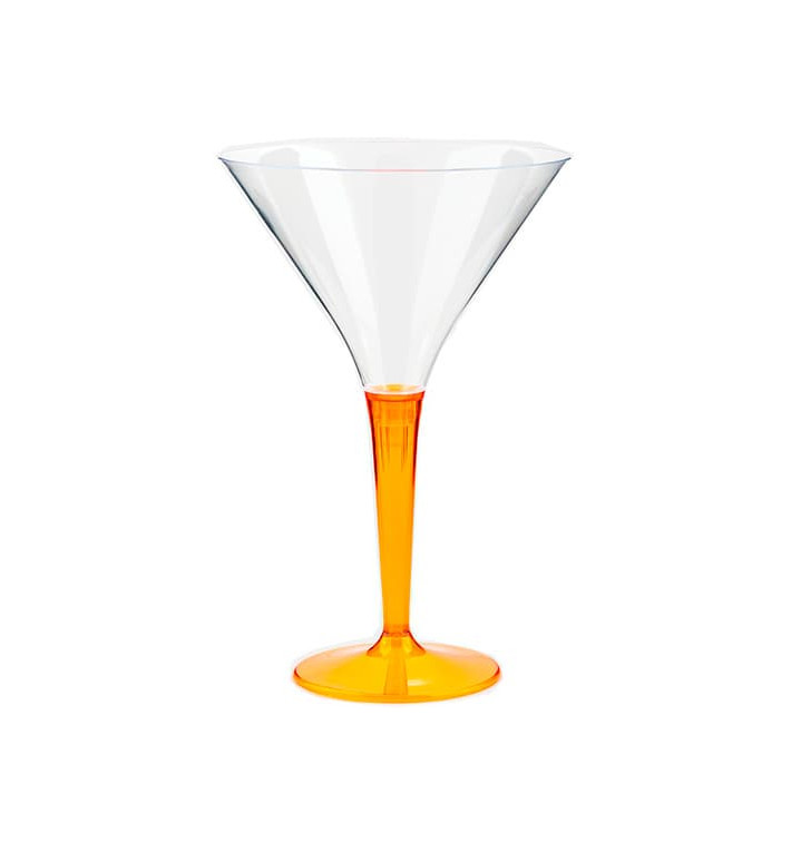 Plastic stamglas Cocktail oranje 100 ml (48 stuks) Plastic stamglas Cocktail oranje 100 ml (48 stuks)