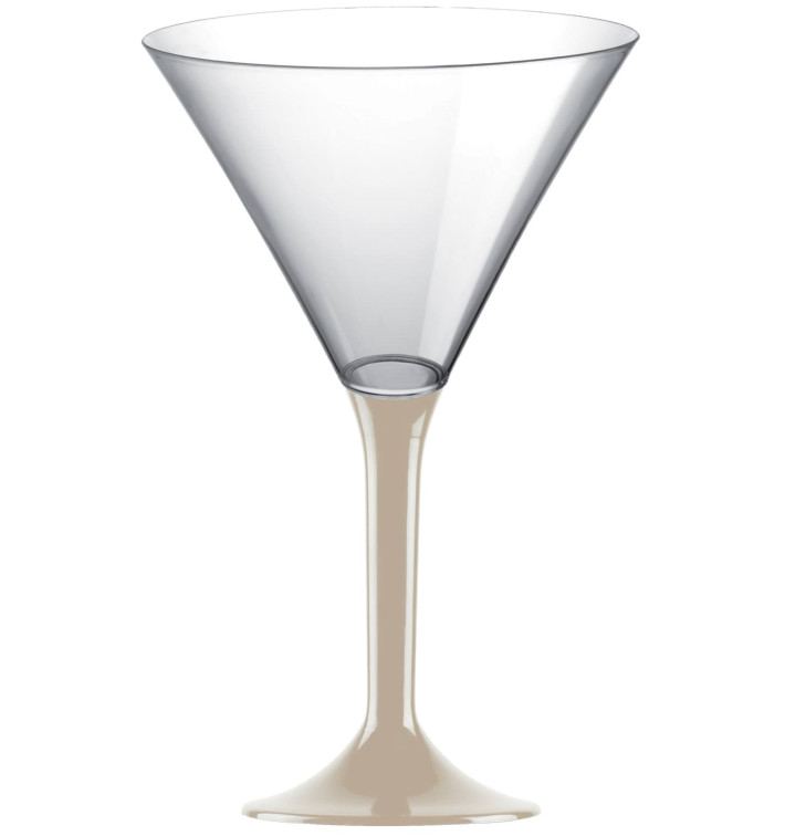 Plastic stamglas Cocktail beige 185ml 2P (20 stuks) Plastic stamglas Cocktail beige 185ml 2P (20 stuks)