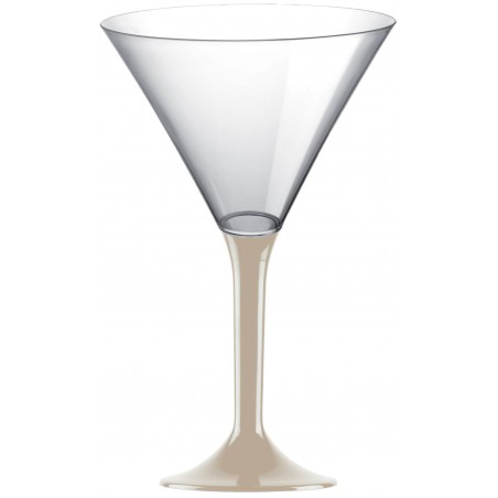 Plastic stamglas Cocktail beige 185ml 2P (200 stuks)