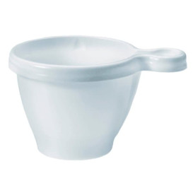 Plastic beker wit 80ml (50 stuks)