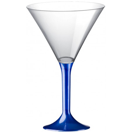 Plastic stamglas Cocktail blauw parel 185ml 2P (200 stuks)