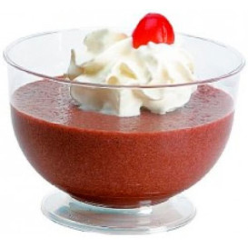 Plastic PS beker voor Dessert of ijs 260ml (480 stuks)