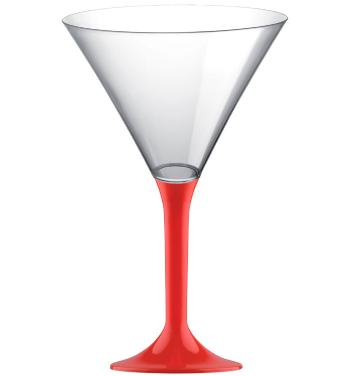 Plastic stamglas Cocktail rood 185ml 2P (20 stuks) Plastic stamglas Cocktail rood 185ml 2P (20 stuks)