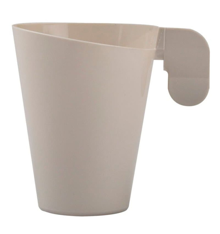 Plastic beker "Design" crème 155ml (144 stuks) Plastic beker "Design" crème 155ml (144 stuks)