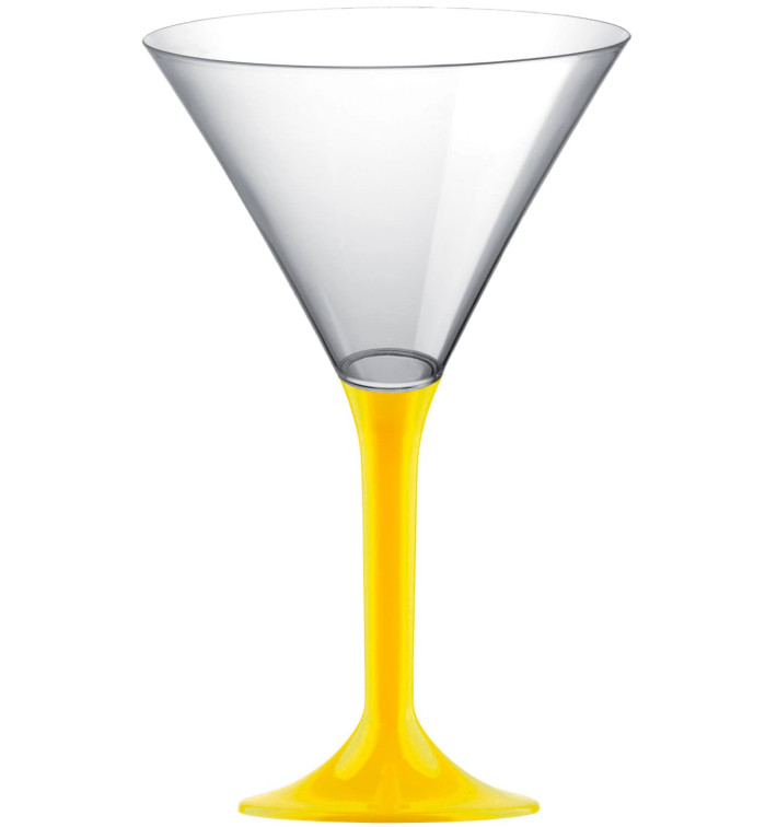 Plastic stamglas Cocktail geel 185ml 2P (200 stuks) Plastic stamglas Cocktail geel 185ml 2P (200 stuks)