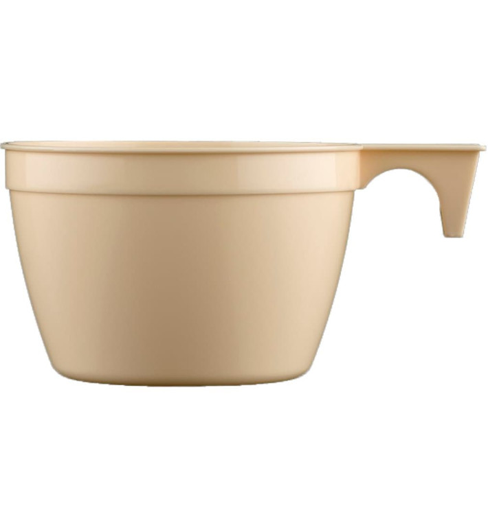 Plastic beker beige 90ml (50 stuks) Plastic beker beige 90ml (50 stuks)