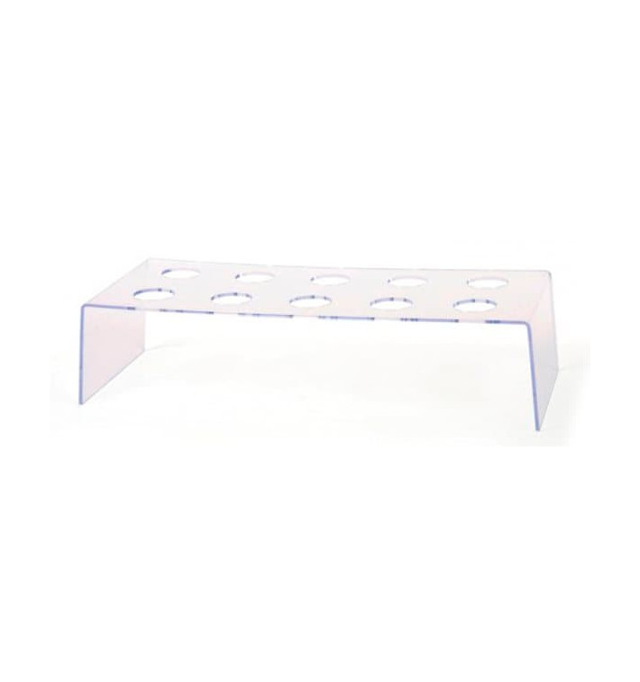 Plastic fluit Sten 10 Slots transparant (1 stuk) Plastic fluit Sten 10 Slots transparant (1 stuk)