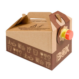 Papieren drankendrager 3.000 ml (1 stuk)