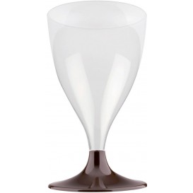 Plastic stamglas wijn bruin 200ml 2P (400 stuks)