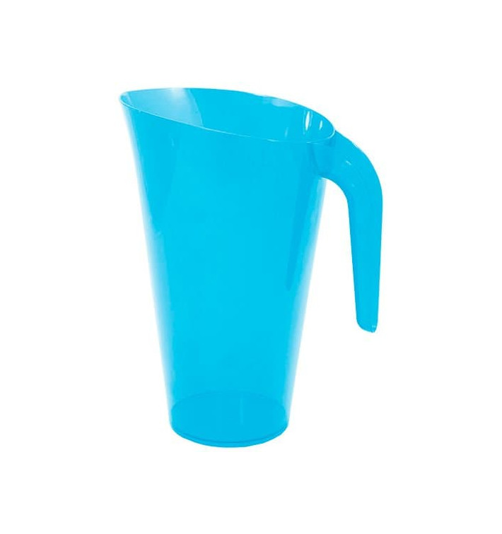 Plastic pot PS Herbruikbaar turkoois 1.500 ml (1 stuk) Plastic pot PS Herbruikbaar turkoois 1.500 ml (1 stuk)