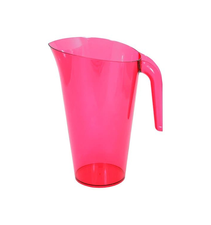 Plastic pot PS Herbruikbaar framboos 1.500 ml (1 stuk) Plastic pot PS Herbruikbaar framboos 1.500 ml (1 stuk)