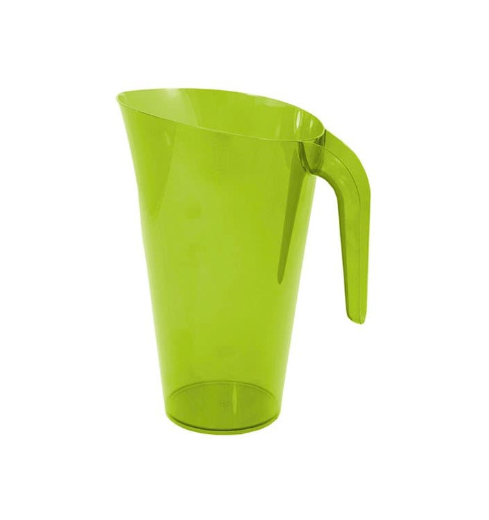 Plastic pot PS Herbruikbaar groen 1.500 ml (1 stuk) Plastic pot PS Herbruikbaar groen 1.500 ml (1 stuk)