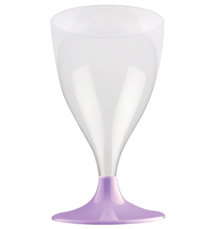 Plastic stamglas wijn lila 200ml 2P (400 stuks) Plastic stamglas wijn lila 200ml 2P (400 stuks)