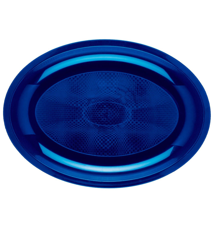 Plastic schotel microgolfbaar Ovaal vormig blauw "Rond vormig" 31,5x22 cm (25 stuks) Plastic schotel microgolfbaar Ovaal vormig blauw "Rond vormig" 31,5x22 cm (25 stuks)