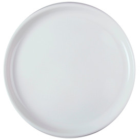 Plastic bord voor Pizza wit "Rond vormig" PP Ø35 cm (12 stuks) 