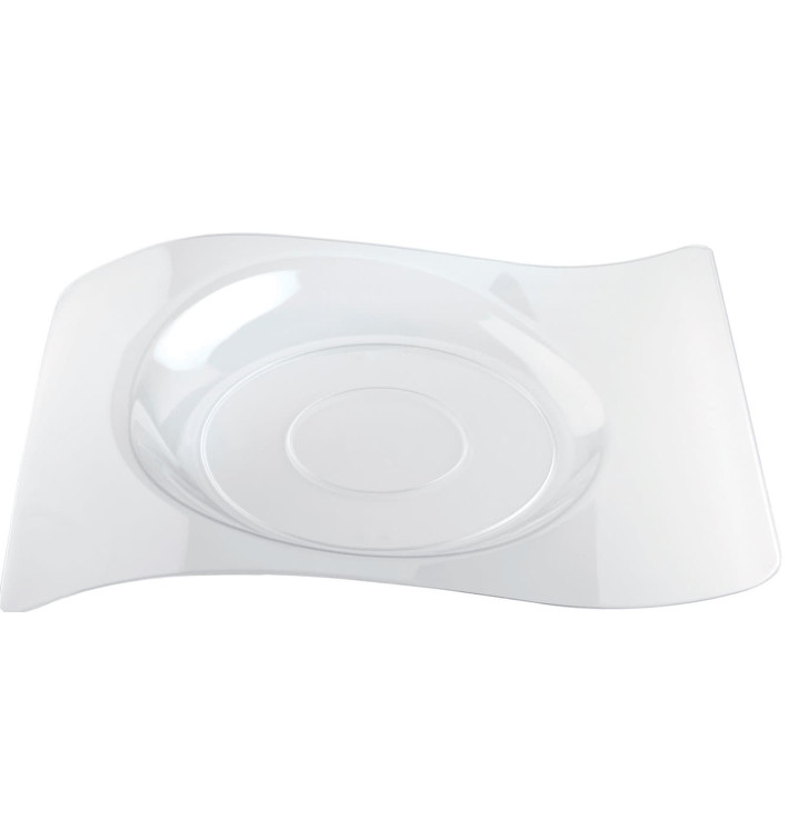 Plastic bord "voorma" transparant 28x23 cm (180 stuks) Plastic bord "voorma" transparant 28x23 cm (180 stuks)