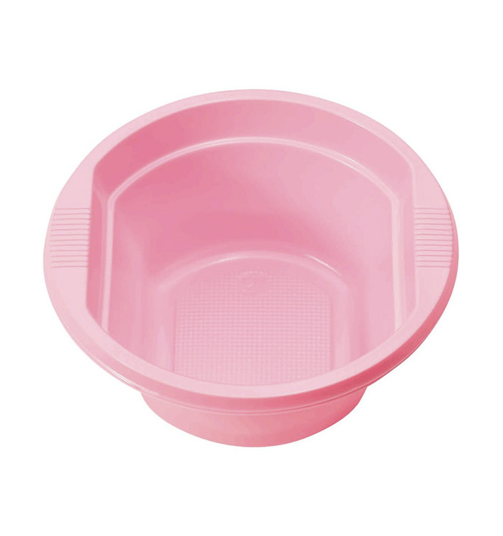 Plastic Kom PS roze 250ml Ø12cm (30 stuks) Plastic Kom PS roze 250ml Ø12cm (30 stuks)