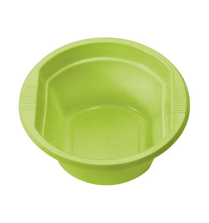 Plastic Kom PS limoengroen 250ml Ø12cm (660 stuks) Plastic Kom PS limoengroen 250ml Ø12cm (660 stuks)