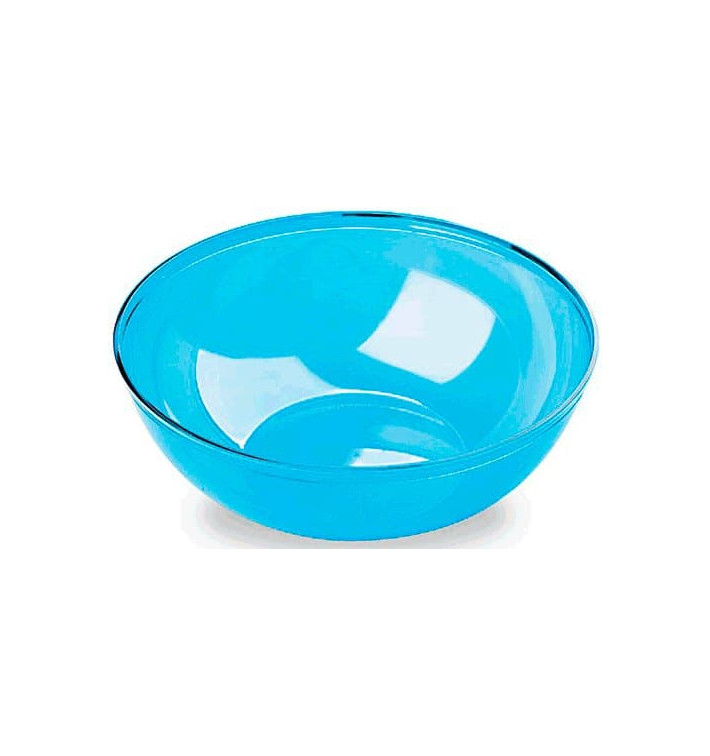 Plastic Kom PS Kristal Hard turkoois 3500ml Ø27cm (20 stuks) Plastic Kom PS Kristal Hard turkoois 3500ml Ø27cm (20 stuks)