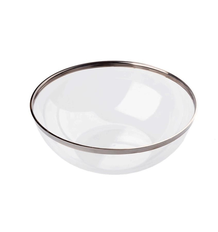 Plastic Kom met Rim PS Kristal Hard 400ml Ø14cm (80 stuks) Plastic Kom met Rim PS Kristal Hard 400ml Ø14cm (80 stuks)