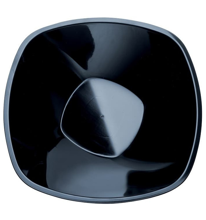 Plastic Kom PP zwart "Vierkant" 3000ml Ø27,7cm (30 stuks) Plastic Kom PP zwart "Vierkant" 3000ml Ø27,7cm (30 stuks)