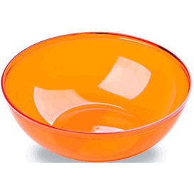 Plastic Kom PS Kristal Hard oranje 3500ml Ø27cm (1 stuk) 