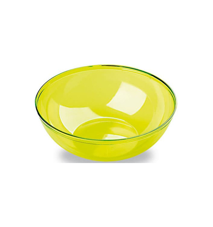 Plastic Kom PS Kristal Hard groen 3500ml Ø27cm (1 stuk) Plastic Kom PS Kristal Hard groen 3500ml Ø27cm (1 stuk)