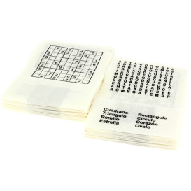 Papieren servet miniservis "Hobby´s" 17x17cm (6000 stuks)
