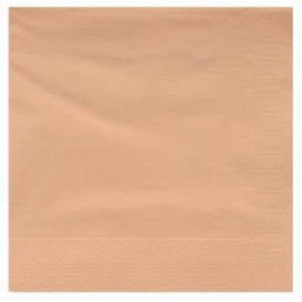 Papieren servet crème rand 40x40cm (1200 stuks)