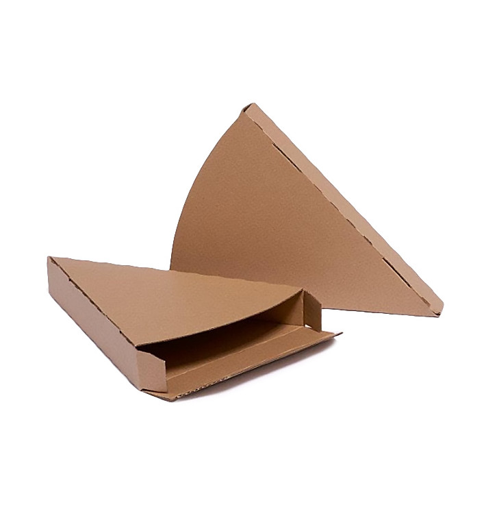 Gegolfde Pizza stuk doosje kraft Takeaway (350 stuks) Gegolfde Pizza stuk doosje kraft Takeaway (350 stuks)